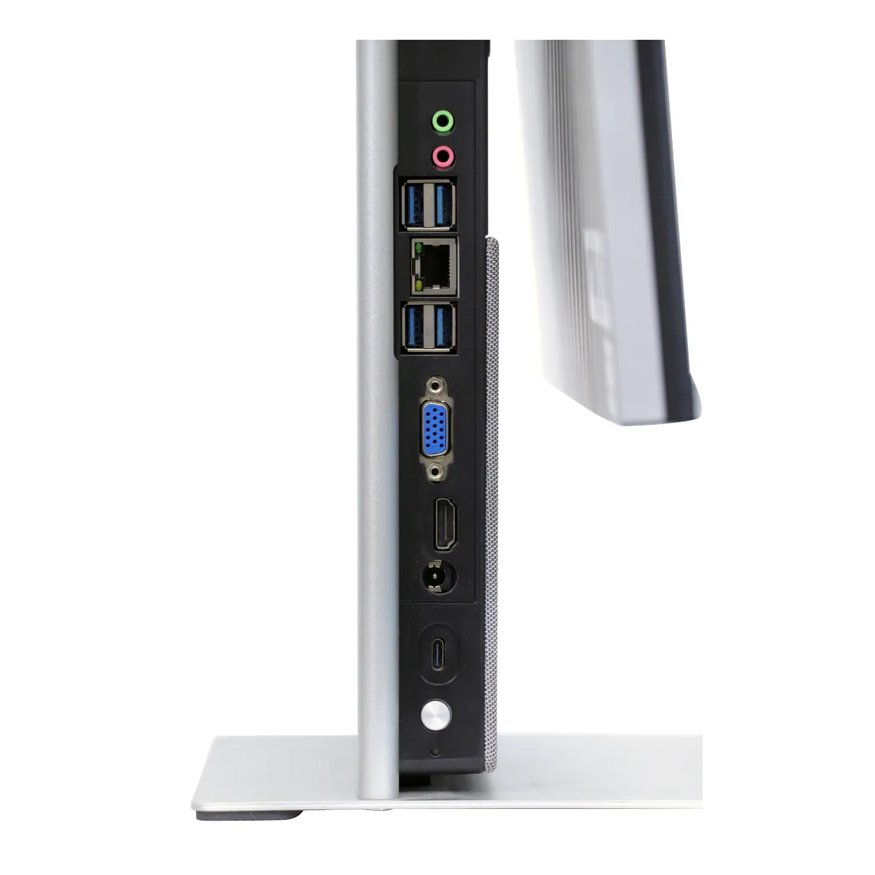 SNL All-in-One PC, Intel i5-12450H, close-up of the side ports