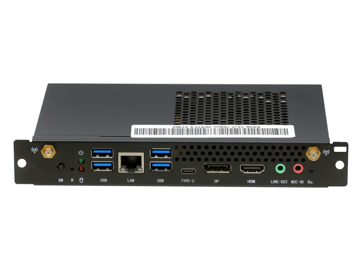 SNL OPS module, front plate, angled view