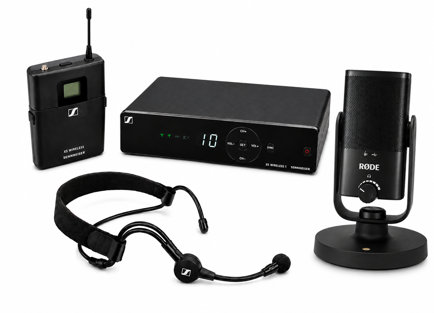 Sennheiser or DGtech microphone system